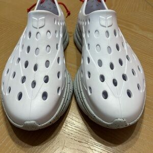 Kane White and Gray Slip-On Shoes,NWOT